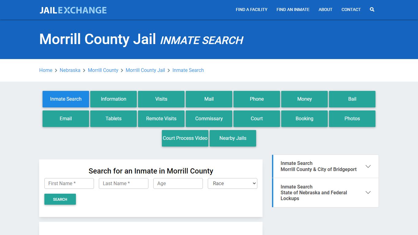 Morrill County Jail, NE Inmate Search: Roster & Mugshots