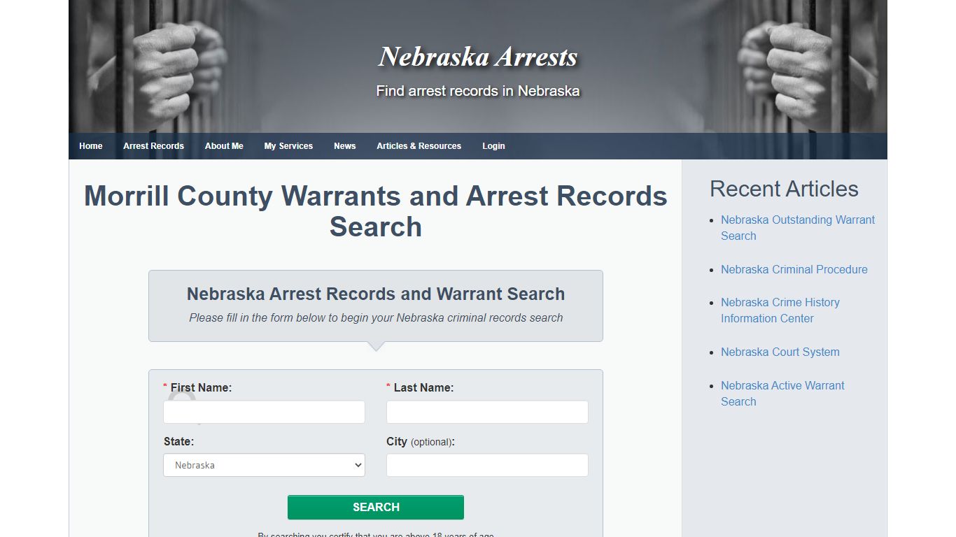 Morrill County Warrants and Arrest Records Search